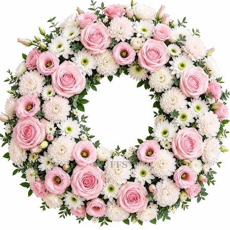 Funeral Wreath for a Lady